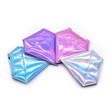 WXL Specchi da Tavolo Shape Trucco Specchio Portatile Specchio Portatile a Mano Pieghevole Specchio Specchio Specchio cosmetico Specchio Compatto per Le Donne Specchio Trucco con LED (Color : Purple)