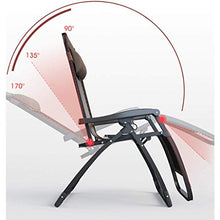 Sedia Portatile a gravità Zero per mobili, Sedia da Piscina Pieghevole da Giardino con poggiatesta, portabicchieri LLounge Chair, Supporto 330 libbre
