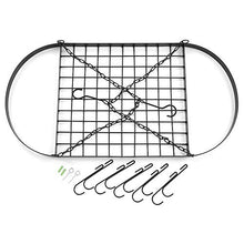 CHHD Portapentole, portautensili da Cucina Appeso a soffitto Nero, mensola portautensili Organizer con 10 Ganci Staccabili