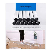 Jixi Guardaroba Semplice, Panno Armadio Steel Tube Tessuto Assemblea Art Bagagli Steel Frame Hanging Ispessito Panno Cabinet (Color : B, Dimensione : 88x46x175cm)
