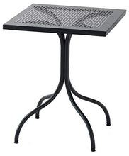 RD ITALIA Tavolo da Giardino 60x60 cm in Acciaio Bistro Rete Antracite