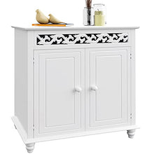 Casaria Mobiletto Country 76x65x35cm 2 Scomparti Armadietto Multiuso Mobile Console Ingresso