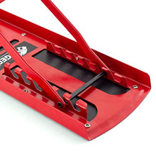 Tiger Gst35 Poggiapiedi per Chitarra, Poggiapiedi Pieghevole Regolabile in Altezza per Chitarra Classica, Acustica Elettrica, Rosso