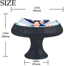 Alghe Di Pesce E Barriere Coralline Pomelli per Porta Set di 4 Pomelli per Mobili Manopole per Cassetti Cucina Armadio Vetro