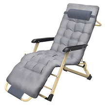 SHUAIIJUAN Sedia per il tempo libero domestico Zero Gravity imbottito sedie a sdraio da giardino all'aperto Relaxer Sdraio da giardino Patio Accessori sedie pieghevoli reclinabile con poggiatesta Max.