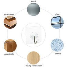 Gancio autoadesivo,Czoele 30 pezzi Ganci Trasparenti Adesivi, Appendiabiti ganci a Parete, Ganci in plastica,Ganci portasciugamani,Gancio impermeabile per Bagno Cucina Porta, Rimovibile,10kg Max