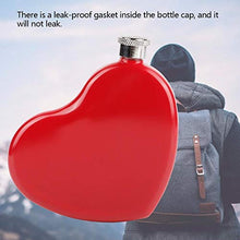 Rockyin Portatile a Forma di Cuore in Acciaio Inossidabile Bottiglia Whisky Alcool brocca di Vino Flagon