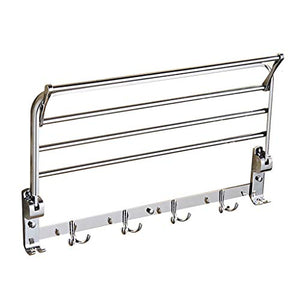 AJZGF Supporto da Parete per Bagno Portasciugamani in Acciaio Inox, portabagno, portasciugamani, Ciondolo Hardware, portasciugamani
