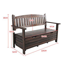 Panchine da giardino per esterni, Panchine per il tempo libero in legno per balcone, Panchine per veranda con schienali e braccioli, Panchine per cortile con armadietti