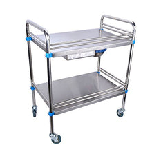 YIN YIN Carrello per Ripiani Salone di Bellezza per Auto da infusione con Carrello per chirurgia Medica Carrello a rulli (Size : 66 * 44 * 86cm)