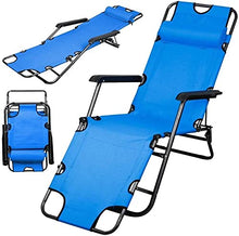 Lettini da sole Poltrone reclinabili, Lettino da sole reclinabile Sedie da spiaggia portatili Sedia da giardino pieghevole Sedia reclinabile Relax Indoor Outdoor Patio regolabile Prato Piscina Lettino