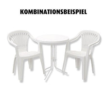 Saturnia 8330015 – Sedia monoblocco in Resina, con Schienale Basso, Colore: Bianco