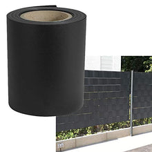 LARS360 65m x 19cm con 30 Strisce Fascette Visione Protezione PVC Paravista Frangivento Oscurante Protezione per Giardini e steccati Recinzione, Colore Nero