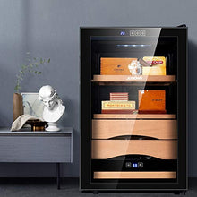 Xing Hua home Umidificatori Humidor Frigorifero Monoporta A Temperatura Costante Armadio per Sigari A Temperatura E umidità Costanti Armadio Idratante umidità Regolabile Ripiano in Legno di Cedro