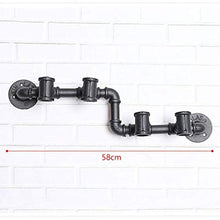 Wine Rack A Parete Vintage Wine Rack Cafe Creativo Capovolto Tubi Di Acqua Bottiglia Di Vino Rack Display Stand