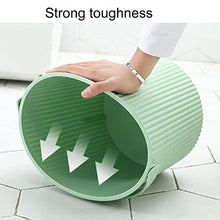 BYPING Sgabello Contenitore, Materiale PP Design della Maniglia Portatile Seatable Portata 100 kg Cambia Sgabello Scarpe, Difficile Multifunzione Alta capacità Scatola di Immagazzinaggio