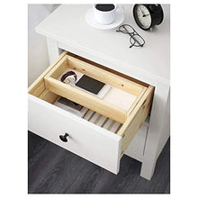 Hemnes Ikea - Comò con 2 cassetti, laccato bianco, in legno massiccio (54 x 66 cm)