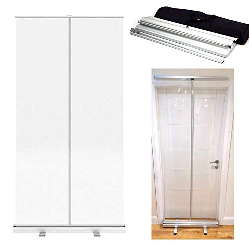 Schermo Protettivo Portatile, Pieghevole Sneeze Guard per Ricevimento, Paravento Divisorio Spit Protection, Protezione per Starnuti ScrivaniaTerra Partizioni, Sneeze Guard Shield