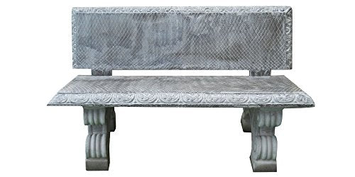 ARTISTICA GRANILLO PANCHINA in Cemento, INERTI in Pietra LAVICA Misura 130X75 H77 CM.