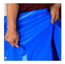 sknonr 3 x 4 m Telo Impermeabile Telo Spesso Telo Impermeabile Blu Telo di Copertura di qualità Premium for Campeggio all'aperto 9 ft x 13 ft