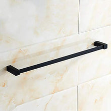 DKEE Cremagliera del tovagliolo di Rame di Angolo del Diamante di rettangolo Nero Moderno di 1 Angolo/scaffale/Supporto del Bagno