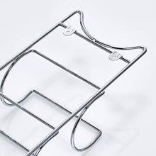 Zeller 27373 – Porta Bottiglie da Parete, 5 X Bottiglie, Metallo Cromato, ca. 15 x 10,5 x 61 cm