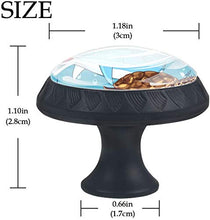 Cartoon Dolphin Turtle Oceano di nuoto Pomelli per Porta Set di 4 Pomelli per Mobili Manopole per Cassetti Cucina Armadio Vetro