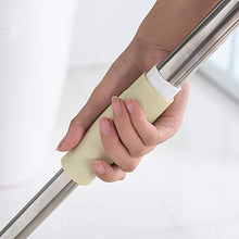 SSAYY Spray Mop Una Scopa Piatta Bagnata E Asciutta di Alta qualità con Spazzatrice 8% con Comoda Asta Telescopica   E Testina di Rotazione A 360 Gradi Facile da Installare