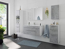 Set di mobili da bagno SANTINI 100 (5 pezzi) grigio cemento