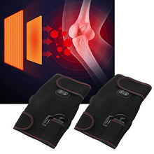 Nivvity Ginocchiera riscaldata, Ginocchiera riscaldante elettrica Ginocchiera Unisex con Massaggio a Vibrazione riscaldata