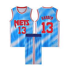 SHPP James Harden No.13 Uomini's Canestro da Basket Adulto Vestito Estivo Uniforme,Uomini's Abito da Allenauominito Estivo E Pantaloni Due-Abito Pezzo,Tessuto Confortevole (XS-XXXXXL)-Blu 5XL