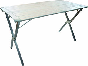 HIGHLANDER, Tavolo da Campeggio, Argento (Aluminium Matte Finish), Taglia Unica