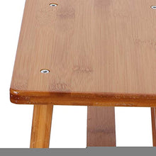 Crisis Bambino, Sgabello Basso antitarme, Panca Bambino, per la Vita(Small Square Bamboo Stool)