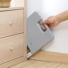 Tuker]Home Kitchen Indoor Multifunzionale Portatile Pieghevole Comodo Sgabello Salvaspazio Plastica Bagno Doccia Sedia (Grigio Chiaro)