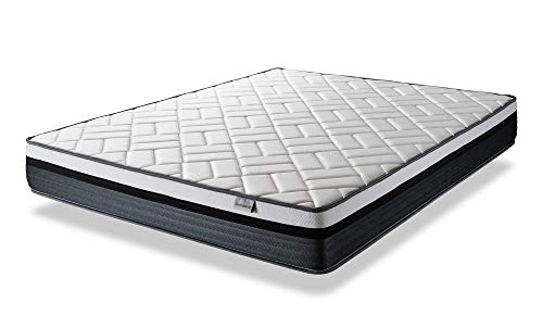 Dormideo - Materasso Viscoelastico Elixir - Reversibile, Inverno/Estate, Antibatterico 120x190cm