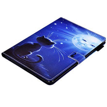 Herbests Compatibile con Samsung Galaxy Tab S5e 10.5 2019 (T720/T725) Cover Ultra Sottile Leggero Cover Case Protettiva in Pelle PU Custodia con Funzione di Supporto,Gatto