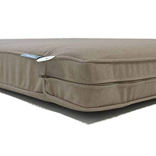 Cuscini per pallet da esterno Nordje Comfort Duo con fo-dera impermeabile, composti da cuscino seduta da 120x80 cm e cuscino schienale | Cuscini per pallet | Cu-scino per bancali (talpa)