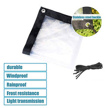 MTYLX Grande Tela Cerata Resistente, Teloni, Protezione Solare Impermeabile Trasparente Pellicola Di Plastica Piante da Giardino Copertura Del Terreno Antivento Copertura Leera Della Tela Cerata Impe