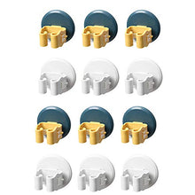ZXCASDF Libero Punzonatura Cremagliera della Clip Mop Mop Mop Butto Clip Scopa Gancio Igienica Muro Clip di Lunga Durata Semplice Casa Appeso Mop Antiscivolo Gancio Artefatto