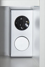 Posseik 5429-76, Armadietto da Bagno con Specchio a 2 Ante, 60 x 68 x 16 cm, Bianco (Weiß)