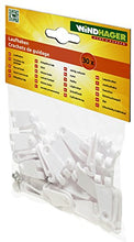 Windhager barile Gancio a Botte per Il Fissaggio di Vele, Tenda da Sole in Corda, 30 Pezzi Set con Viti in Acciaio Inox, 10701, Bianco, pz