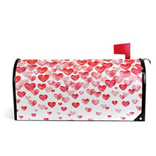 San Valentino che cadono cuori casella postale di nozze copre magnetico giardino giardino giardino decorazione casa dimensioni standard 53,3 cm x 45,7 cm