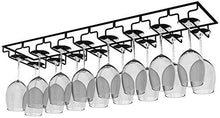 L.TSN Porta Bicchieri da Vino Portabottiglie da Vino Portaoggetti per Bicchieri da Vino Facile da installare (Dimensioni: 6 File)