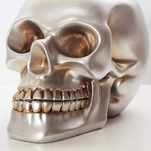 Semplicità Elegante Retro Personalità Europea Forma Del Cranio Portabottiglie Resina Artigianato D'Argento Home Desktop Portico Ornamenti Decorazioni per Bar Bella Ed Elegante, HJJ