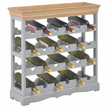 vidaXL Mobile Portavini Design Elegante Senza Tempo Spazioso Funzionale Resistente Solido Cantinetta Portabottiglie MobileBianco in MDF
