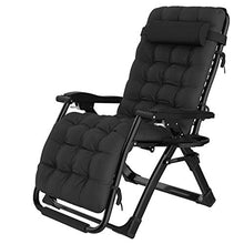 SHUAIIJUAN Sedia per il tempo libero domestico Sedia da giardino Zero Gravity reclinabile Sedile for rilassarsi all'aperto Patio Sdraio reclinabili Sedie estraibile regolabile capo del cuscino Max.150