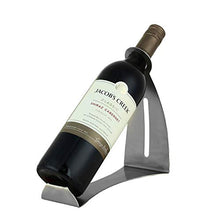 Zap Impex, portabottiglie in acciaio inox, decorazione creativa, espositore per bottiglie di vino