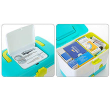 SUMMER HOME Kit di Pronto Soccorso per Uso Domestico PP Medicine Scatola di immagazzinaggio per uffici Pill Organizer per Viaggi Camping Container
