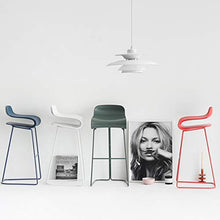 Nordic 65cm La Sedia del Bar,Moderne Semplice Centri Commerciali Seggiola da Bar,personalità Sgabello da Bar Ferro Girevole Sedia,Plastica Piastra del Sedile Bar Seggiolone,portante di Carico 150kg