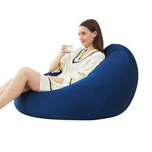 Laishutin Divano Divano Imbottito con Soffietto in Microfibra con Rivestimento in Memory Foam per Soggiorno e Ufficio (Color : Blue)